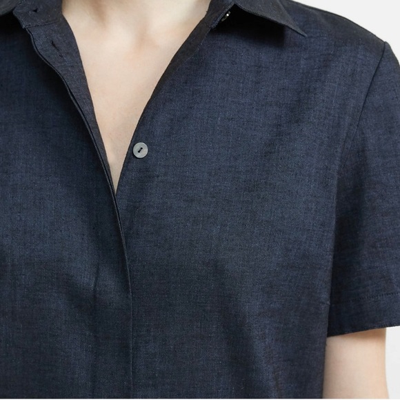 #108 THEORY Button Down Dress size P - Picture 3 of 14